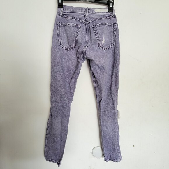 GRLFRND KAROLINA You Got The Look Distressed High Rise Button Fly Jeans Sz 23 - Picture 6 of 16